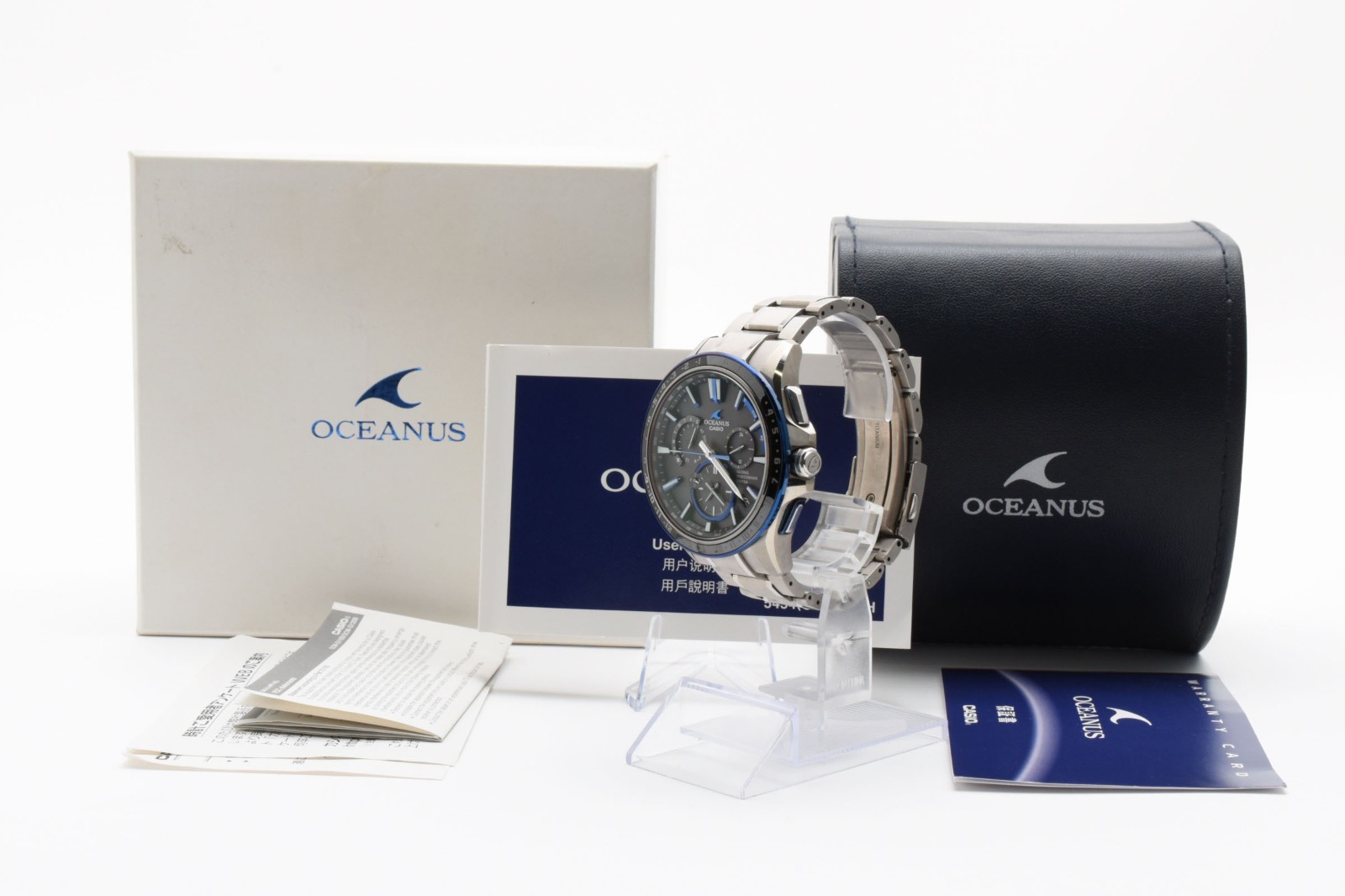 [N MINT Box, Paper] CASIO OCW-G1200 Oceanus Titanium Solar GPS Men’s Watch JAPAN