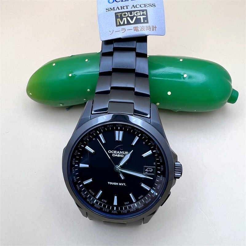 CASIO OCEANUS Titanium analog Radio Waves Solor Men’s Watch OCW-S100B-1AJF