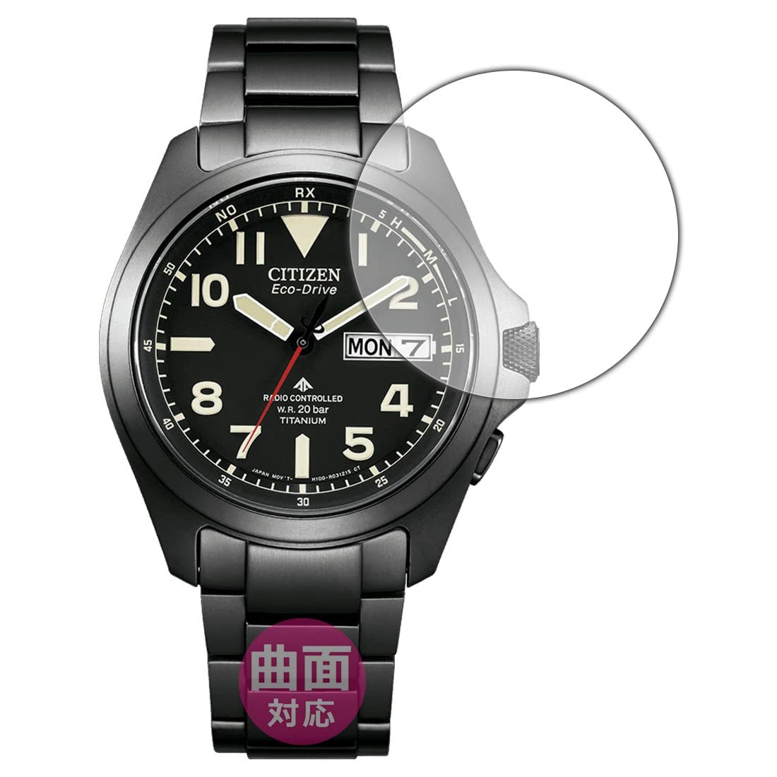 PDA Workshop CITIZEN PROMASTER AT6085-50E Protective Film (Curved Surface Compat