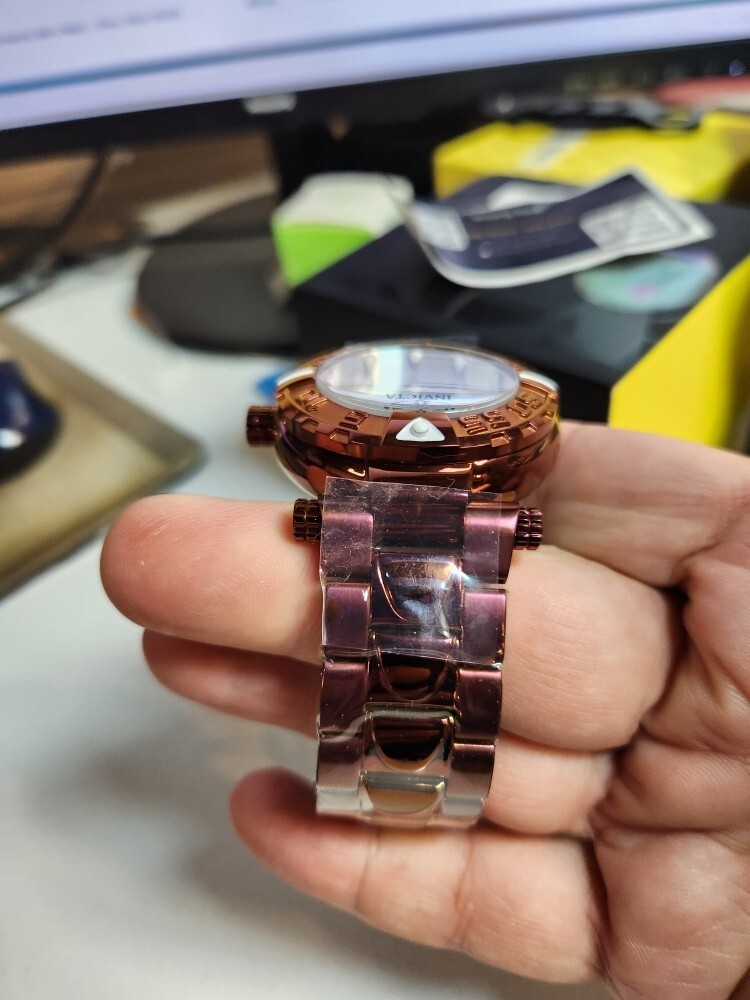 Invicta Subaqua Nebula Automatic Men’s Watch – 47mm, Burgundy (50788)