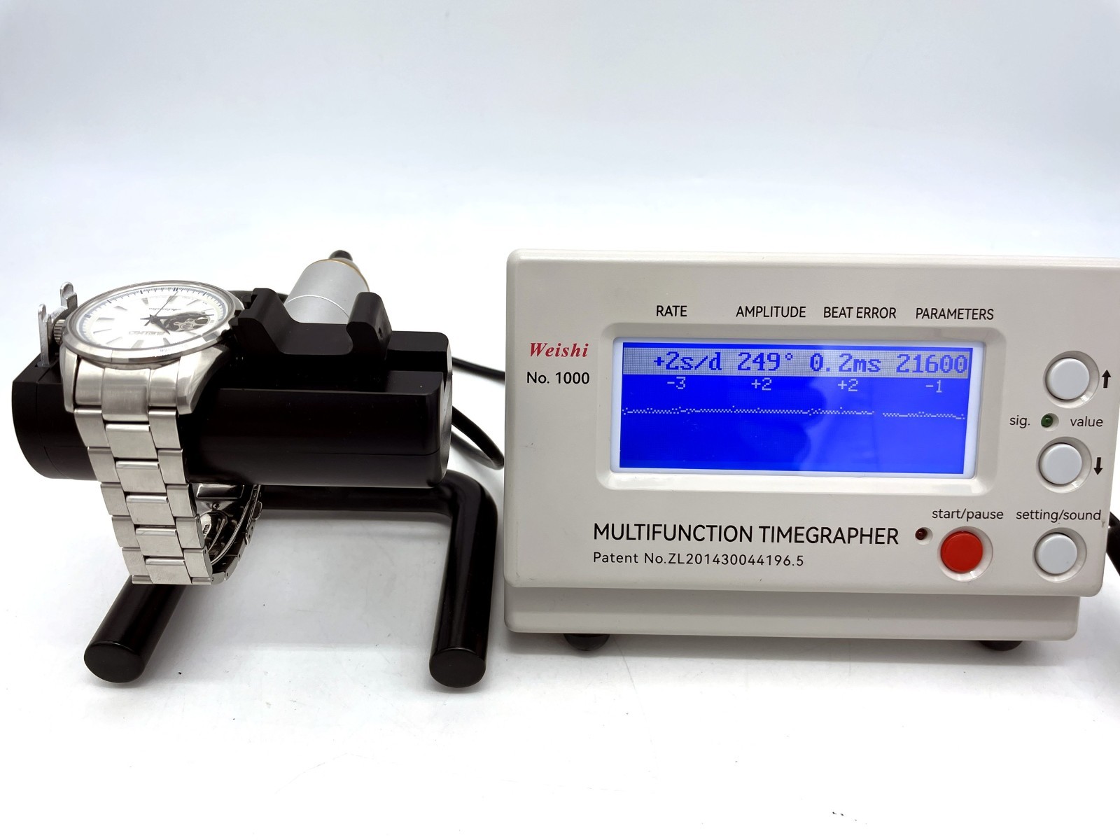 Near MINT SEIKO PRESAGE Automatic Watch Sapphire Silver Dial 4R38-00S0 Boxed
