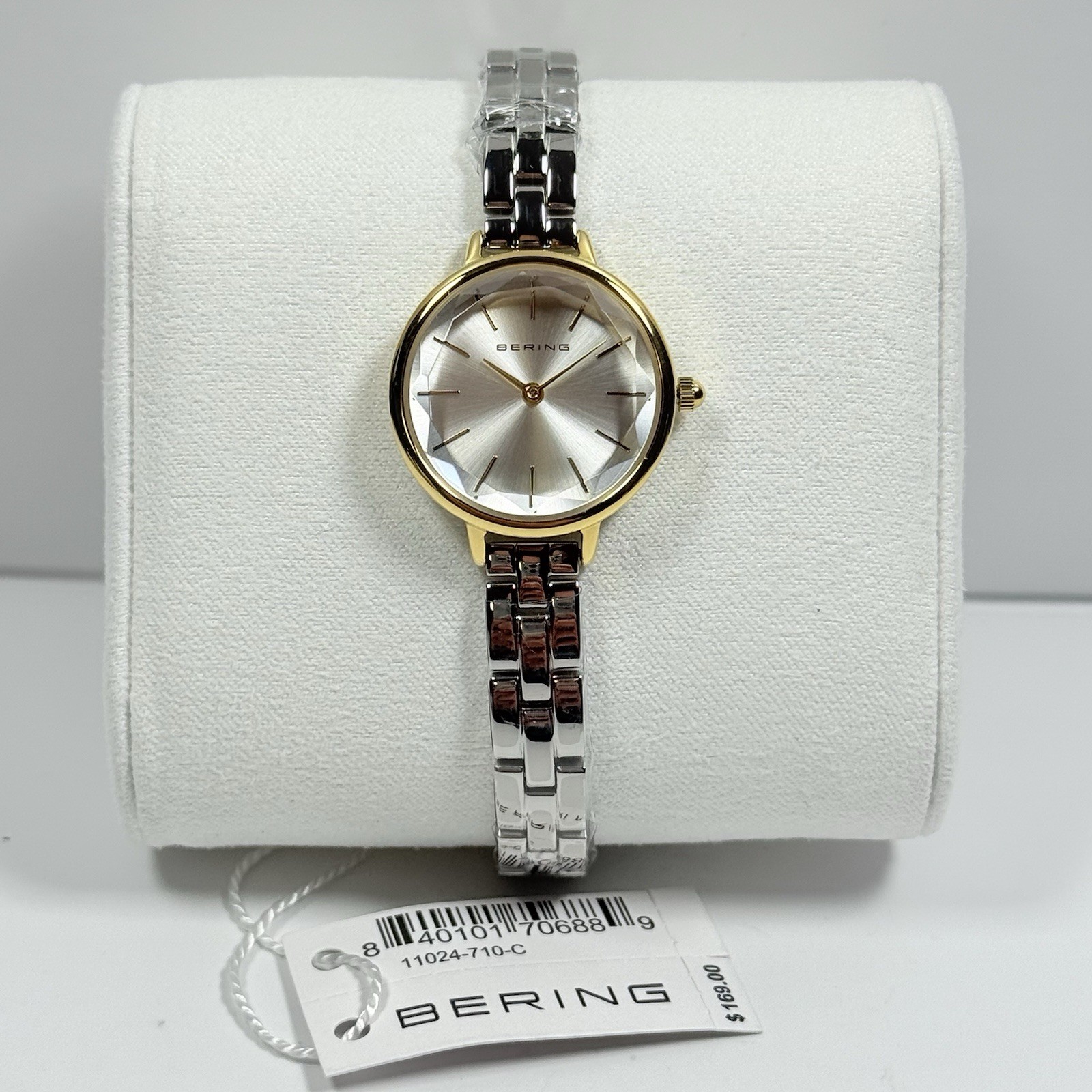 Bering Classic 11024-710-C Silver Dial Two Tone Stainless Steel Women’s Watch