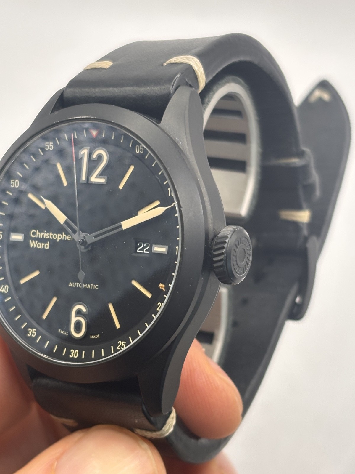 Christopher Ward C8 Flyer Mk2 Automatic 44mm (01/2019) (WH1346T)
