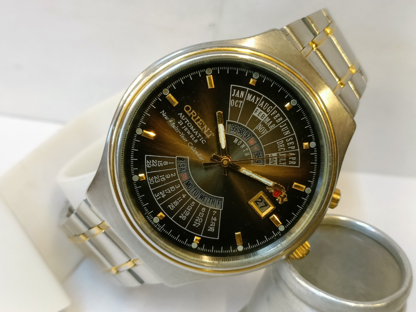 ORIENT PERPETUAL MULTI-YEAR CALENDAR AUTOMATIC JAPAN MEN’S WORKING CONDITION