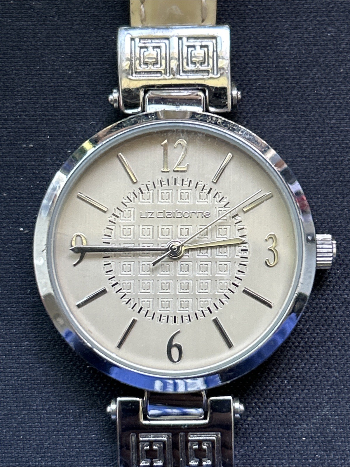 Liz Claiborne Beige Dial And Band Women’s Quartz Watch