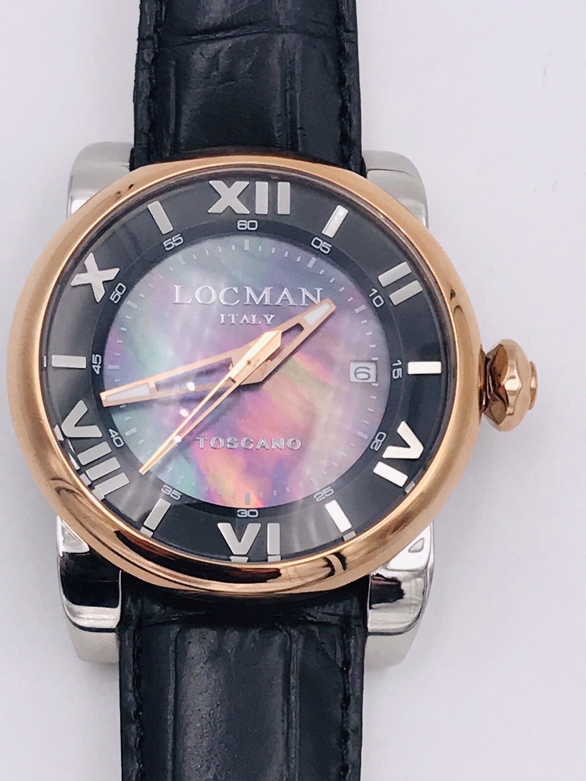 Orologio Locman Toscano Automatico Ref590AOK/900 42mm Nero Scontatissimo Nuovo