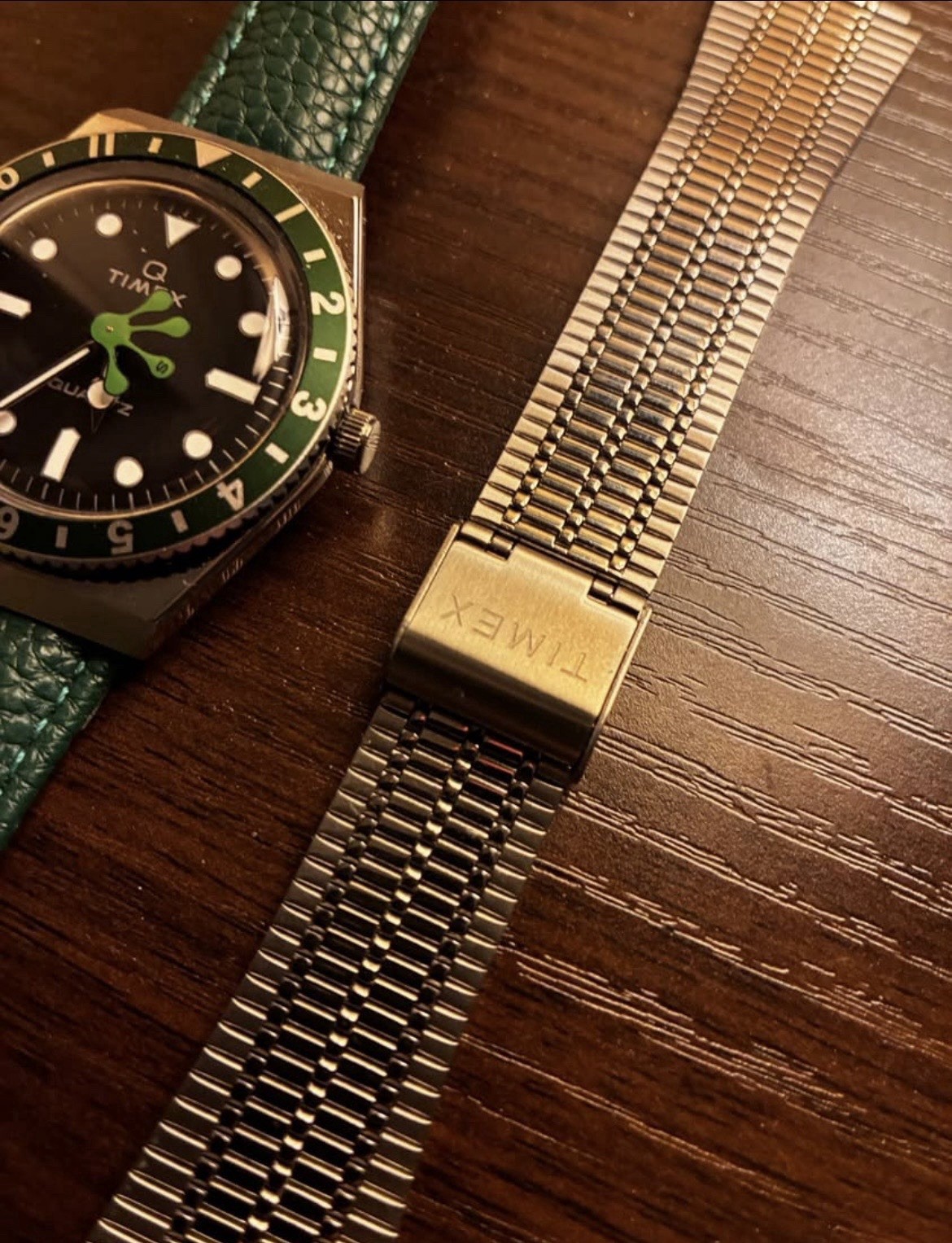 Timex X seconde/ seconde Kermit. IFYYK FULL KIT 2 bands and box !