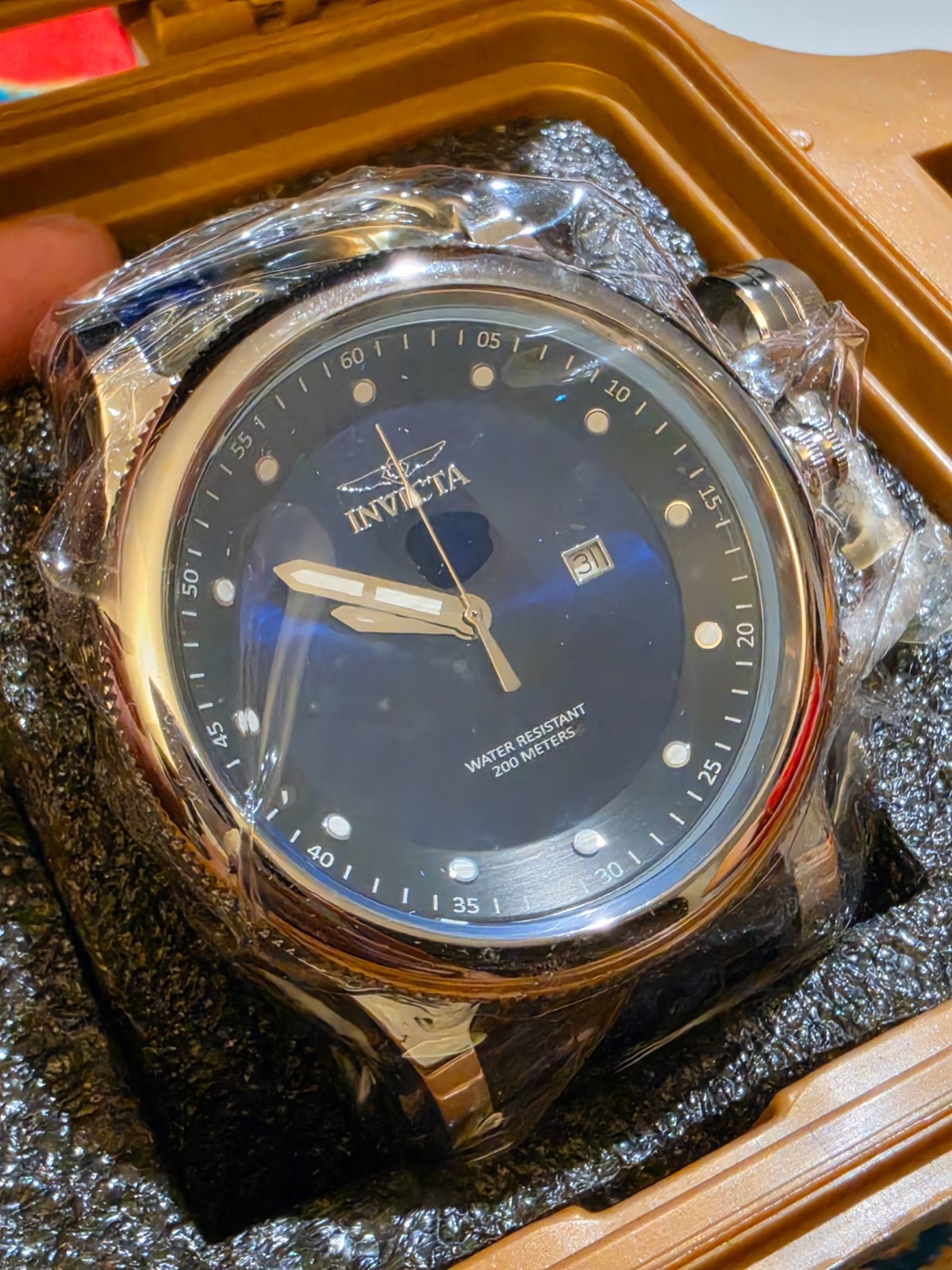 INVICTA 21669 RUSSIAN DIVER FLAME-FUSION CRYSTAL™ WATER RESISTANT 200 METERS STA