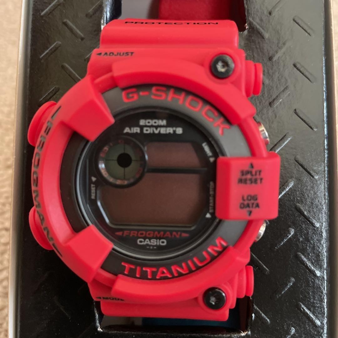 CASIO G-SHOCK Frog Man Red DW-8200NT2-4JR 711-C72 NEW