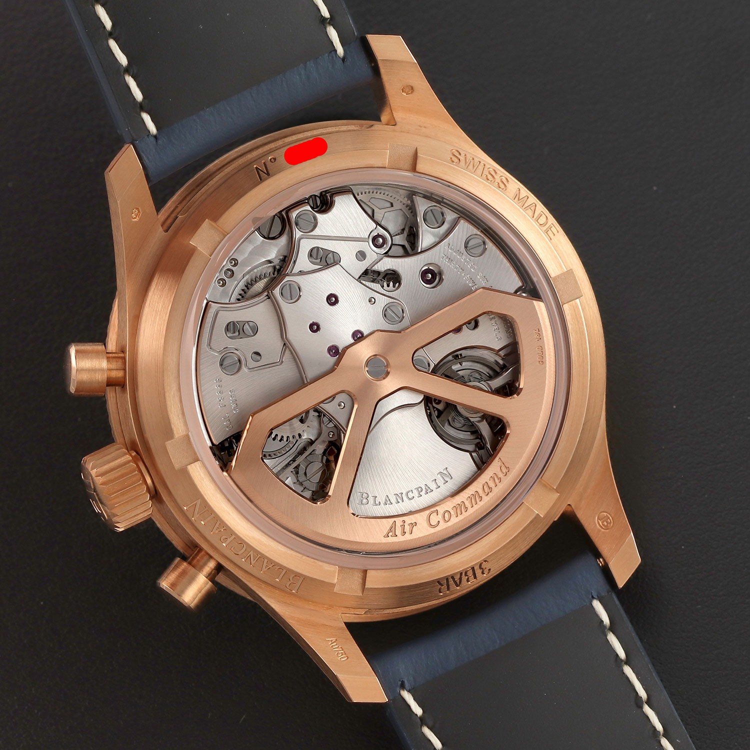 Blancpain Air Command Flyback Chronograph 42.5mm AC02-36B40-63B