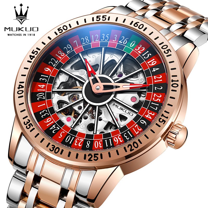 Authentic Export Wide Gamble Plate Men’s Fully Automatic Mechanical Watch