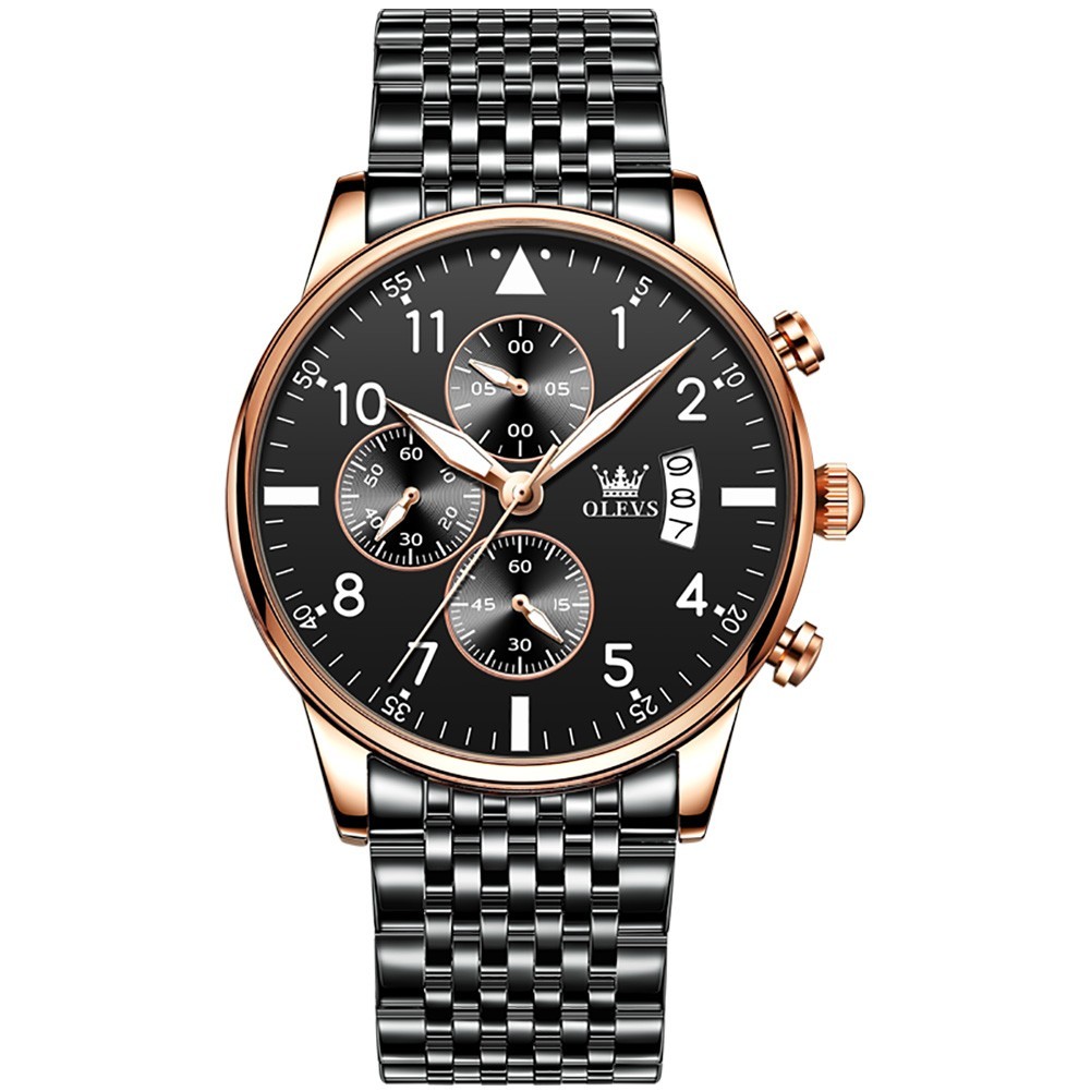 OLEVS 2869 Fashion Wrist Casual Quartz Luminous Multifunctional Business Watch