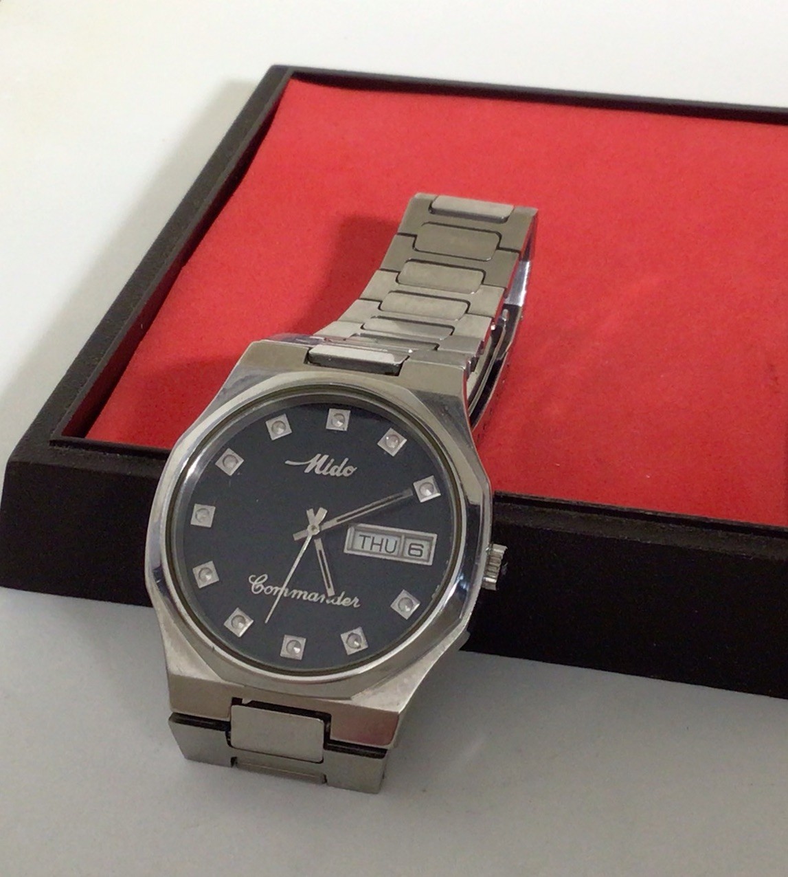 Vintage MIDO COMMANDER Ref.8018,Cal.12784,17J Automatic,Ca.1970,Working.