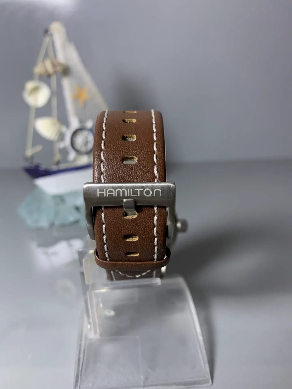 Hamilton Khaki Automatic Men’s Silver Dial Swiss Date Wristwatch H70555533