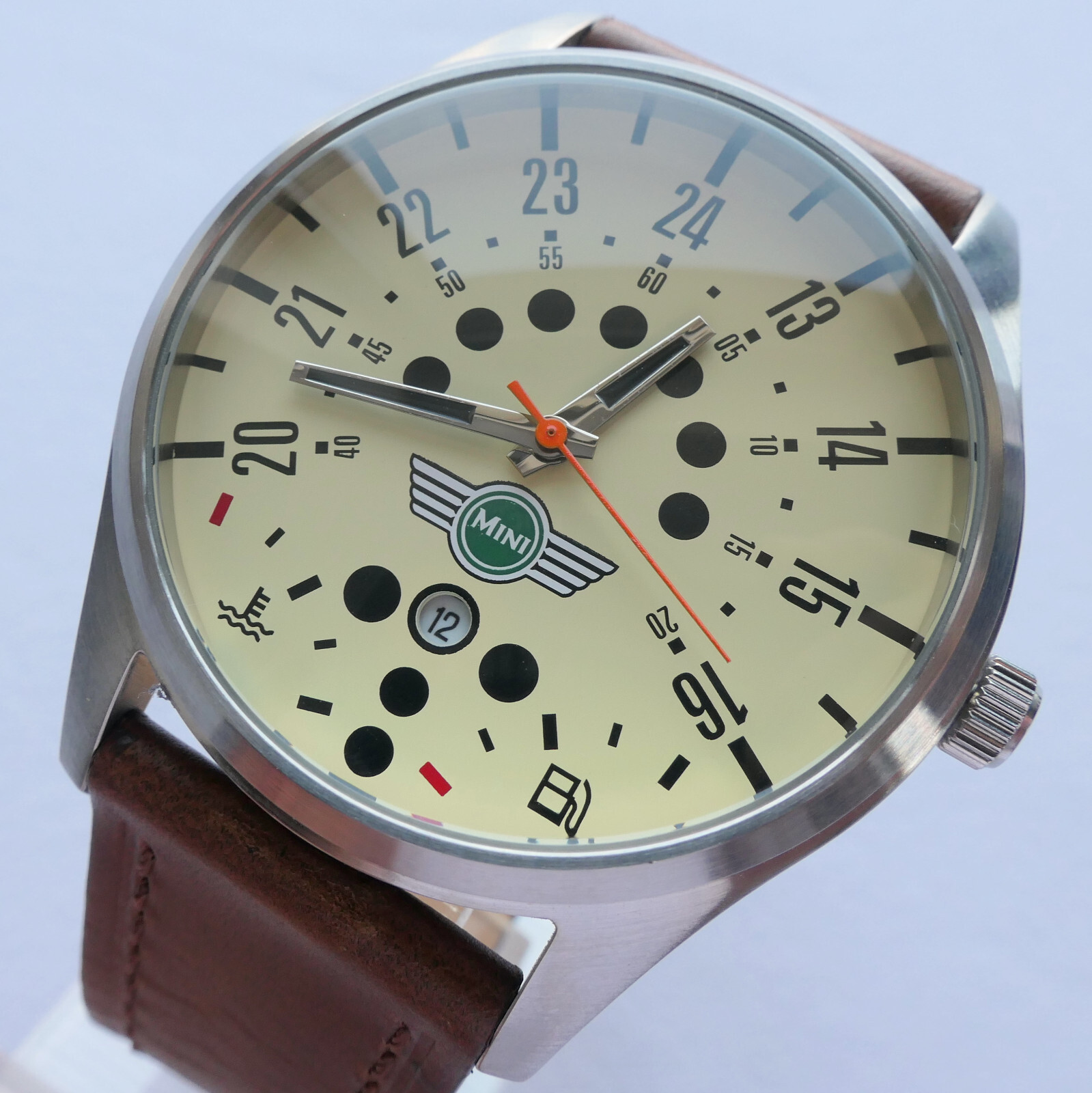 Mini John S Cooper Works JCW Speedometer Racing Classic Retro Sport Design Watch
