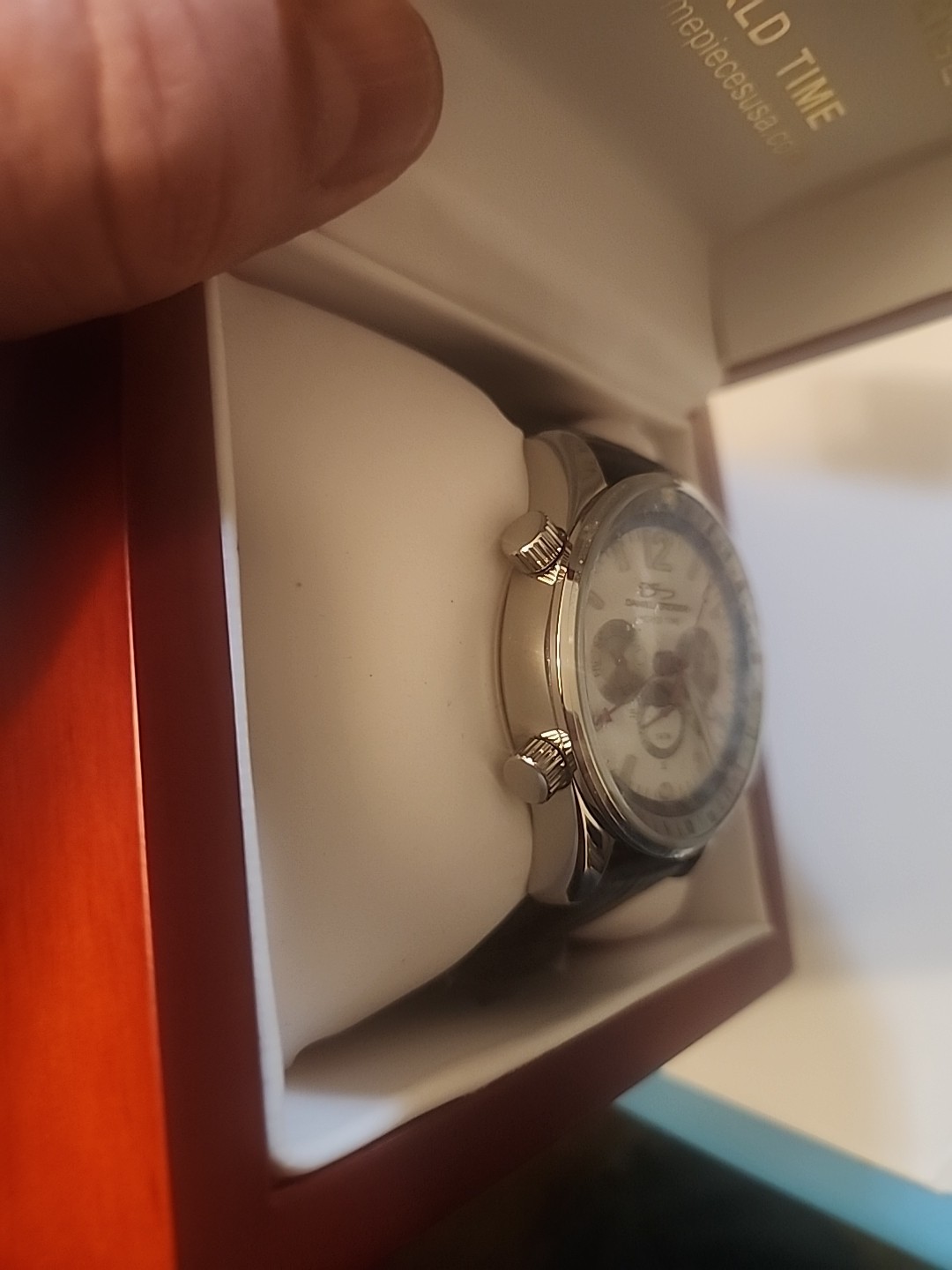 Daniel Steiger World Time 1884 24j Men’s Watch New In Box With Tags And Paper