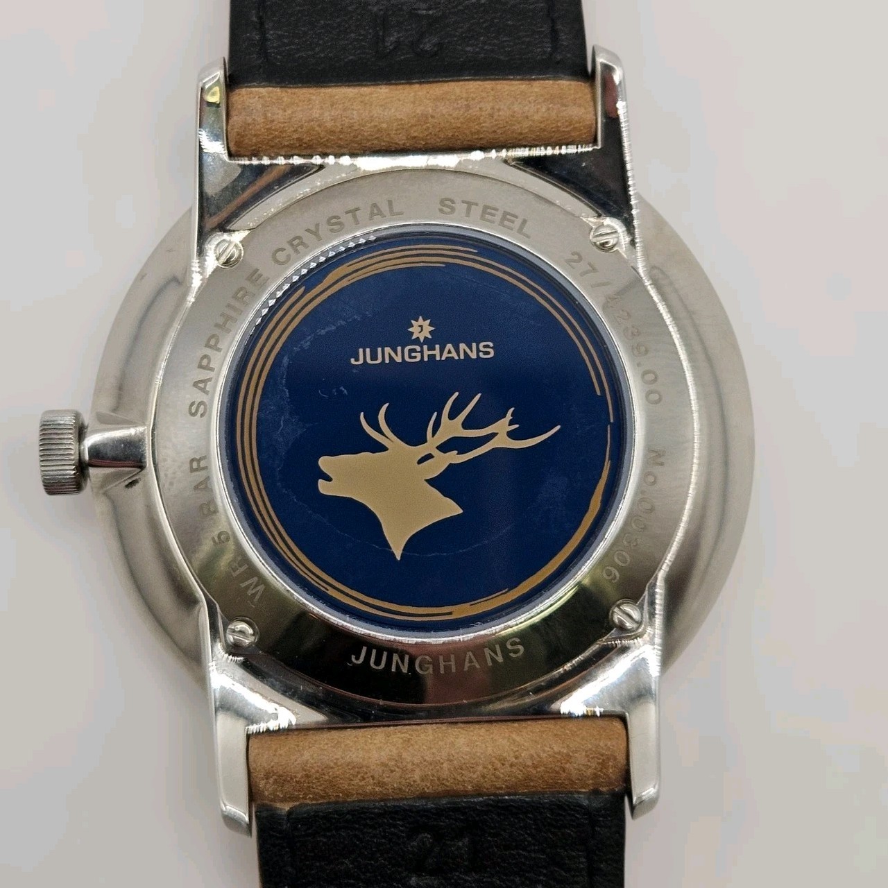 ​Junghans Form A Automatic Watch Blue Bauhaus Dial German Mechanical 27/4239.00