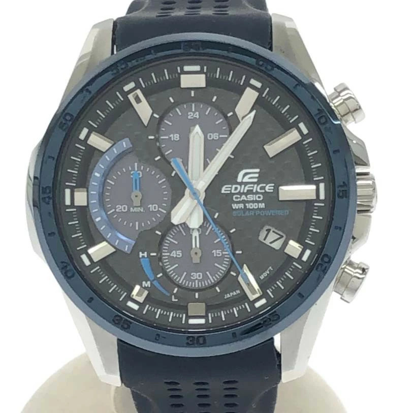 Casio Edifice EQS-900 Solar Chronograph Black Dial 42mm Men’s Watch Box