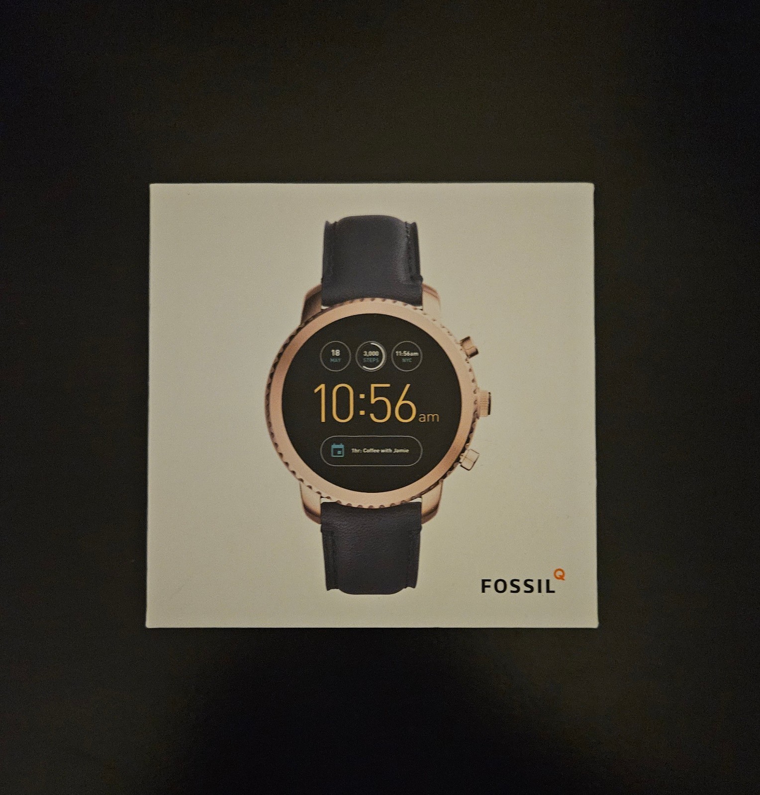 Fossil Q Explorist Gen 3 Smart Watch FTW4002 Blue Leather Band