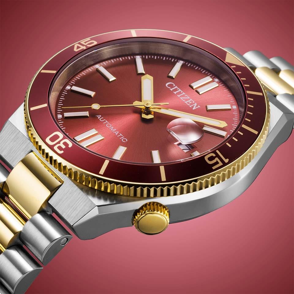 Citizen Collection NJ0234-58X Automatic Red Dial 40mm Watch