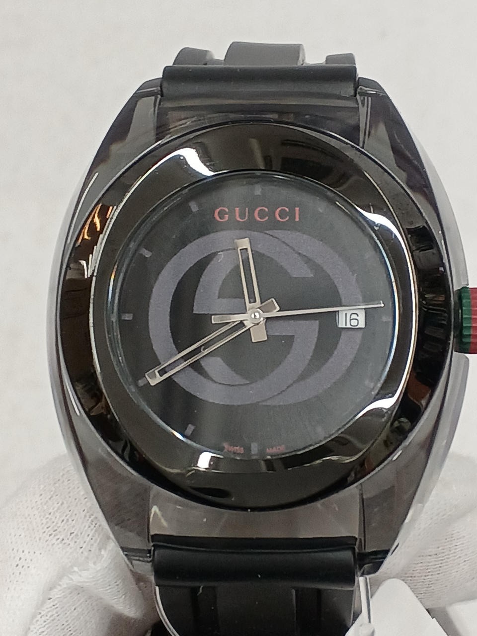 [A4N] Gucci Sync 137.1 Large Calendar Transparent Quartz Watch [w2v]