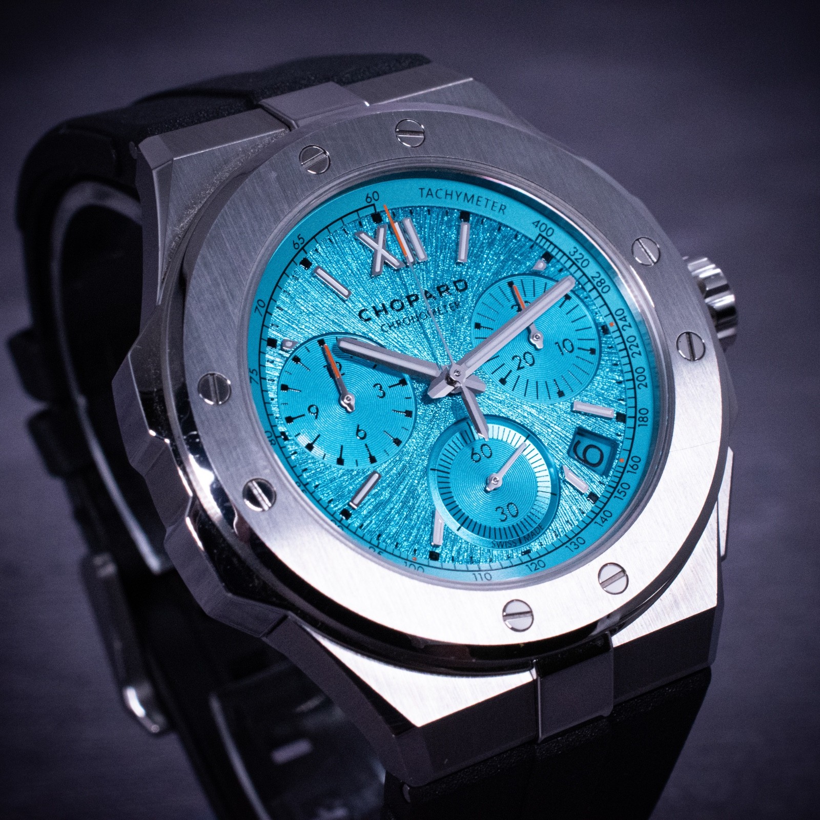 Chopard Alpine Eagle XL Chrono 44mm Maritime Blue Dial, Ref. 298609-3006 w/ B&P