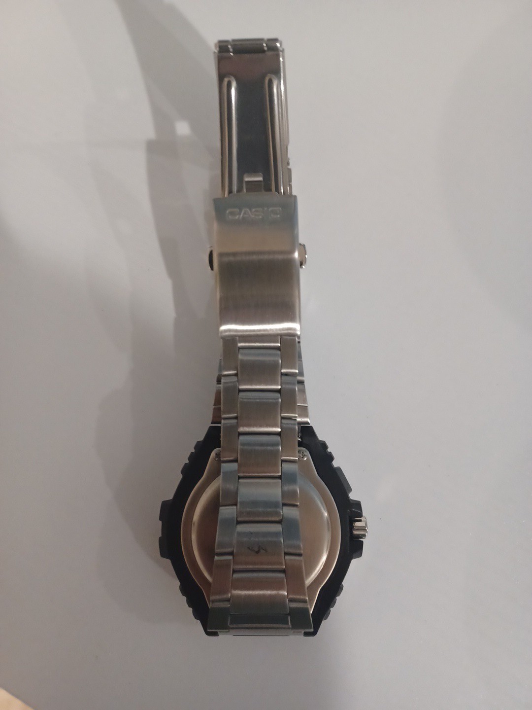 Casio WR-100M Illuminator Quartz 100m Blue Analog Dial Stainless Bracelet