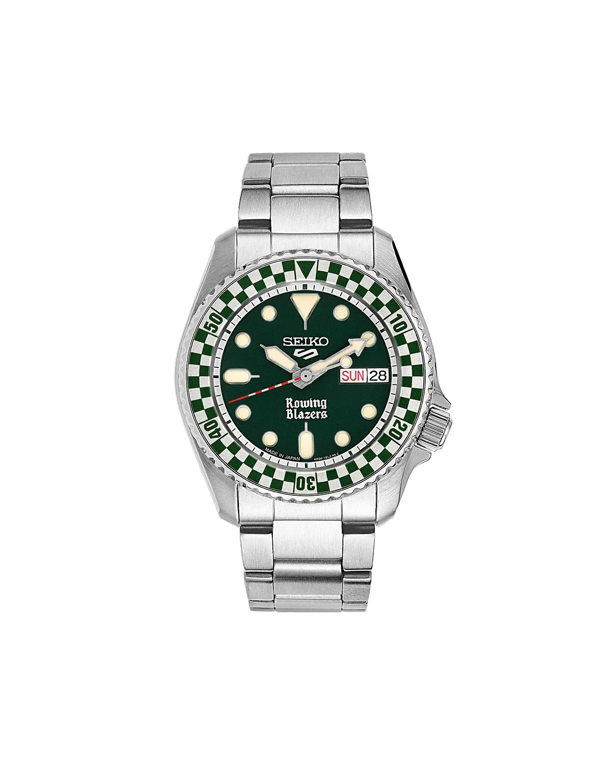 Rowing Blazers x Seiko 5 Sports Watch Green