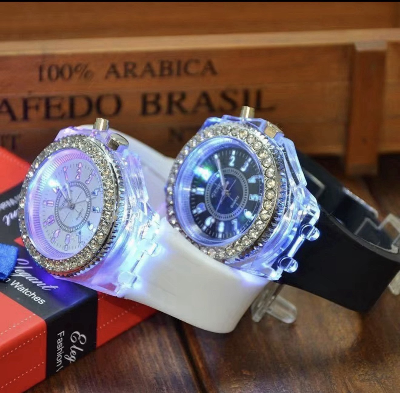 Unisex LED Light Up Watch – Sport & Style Glowing Quartz Watch for Girls & Boys