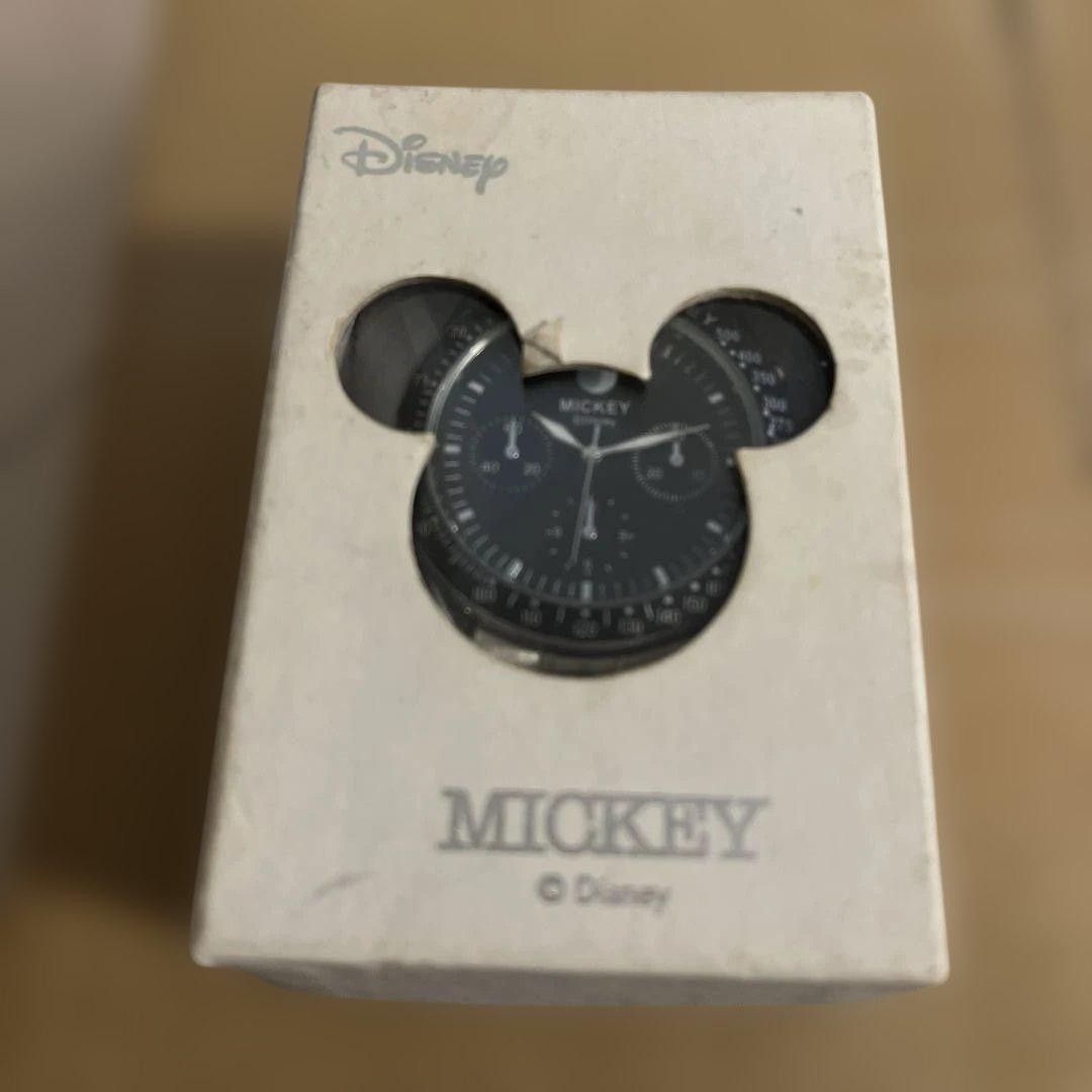 Mickey Chronograph Watch Black Stainless Steel Disney Casual Collectible