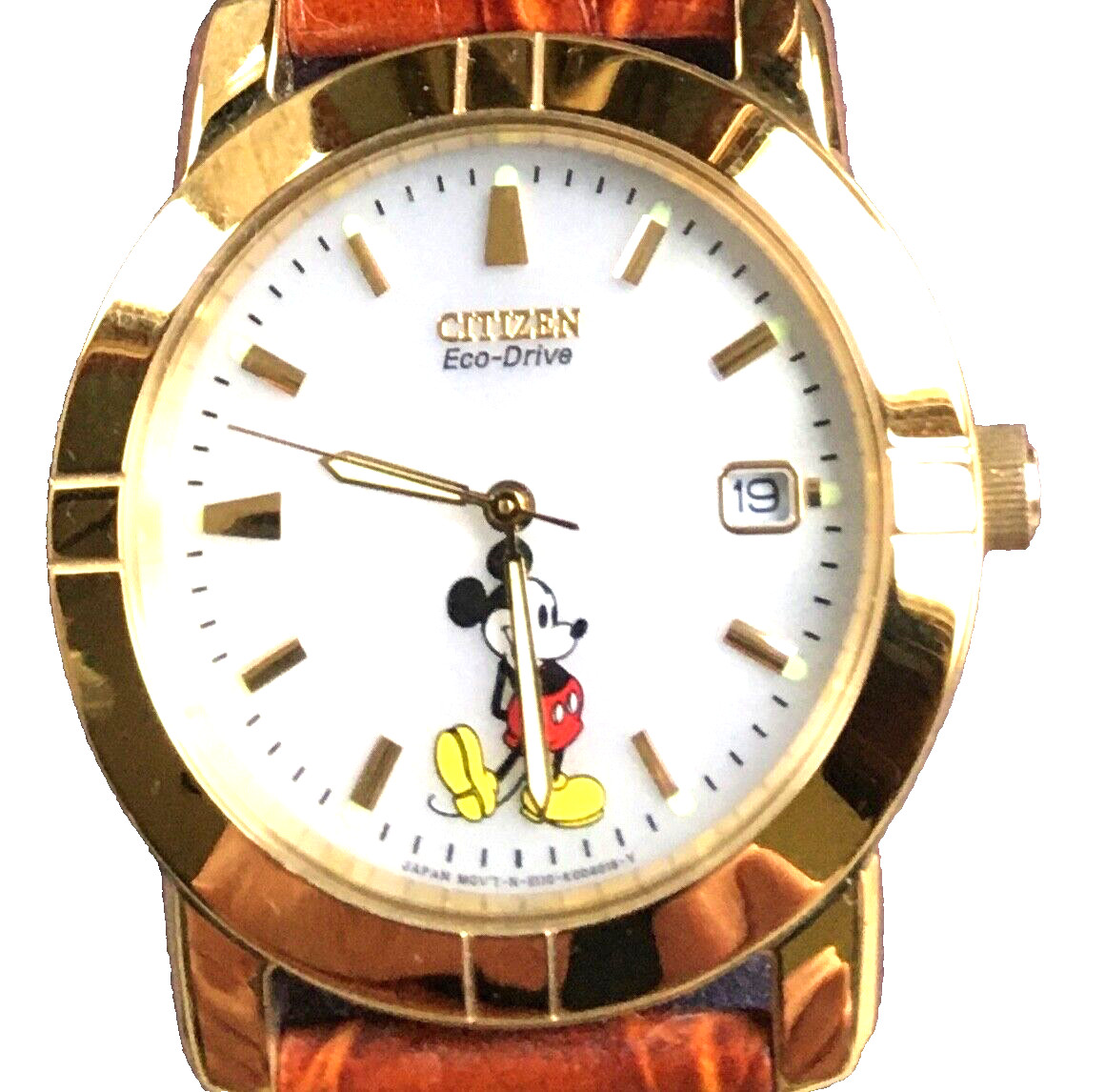 Citizen Eco-Drive Mens Mickey Mouse Watch! New! Original Case!