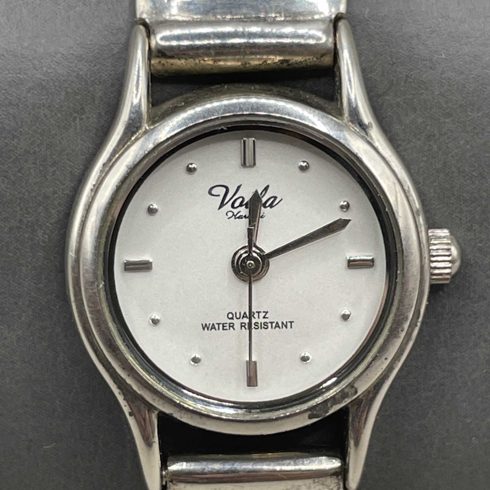 Voila Hawaii Sterling 925 Watch 20mm Case. 11mm Quilted Design Band. Functional.
