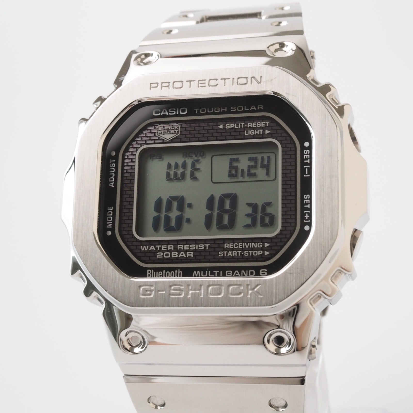 Casio G-Shock GMW-B5000D-1DR Solar Full Metal Radio Men’s Used Box