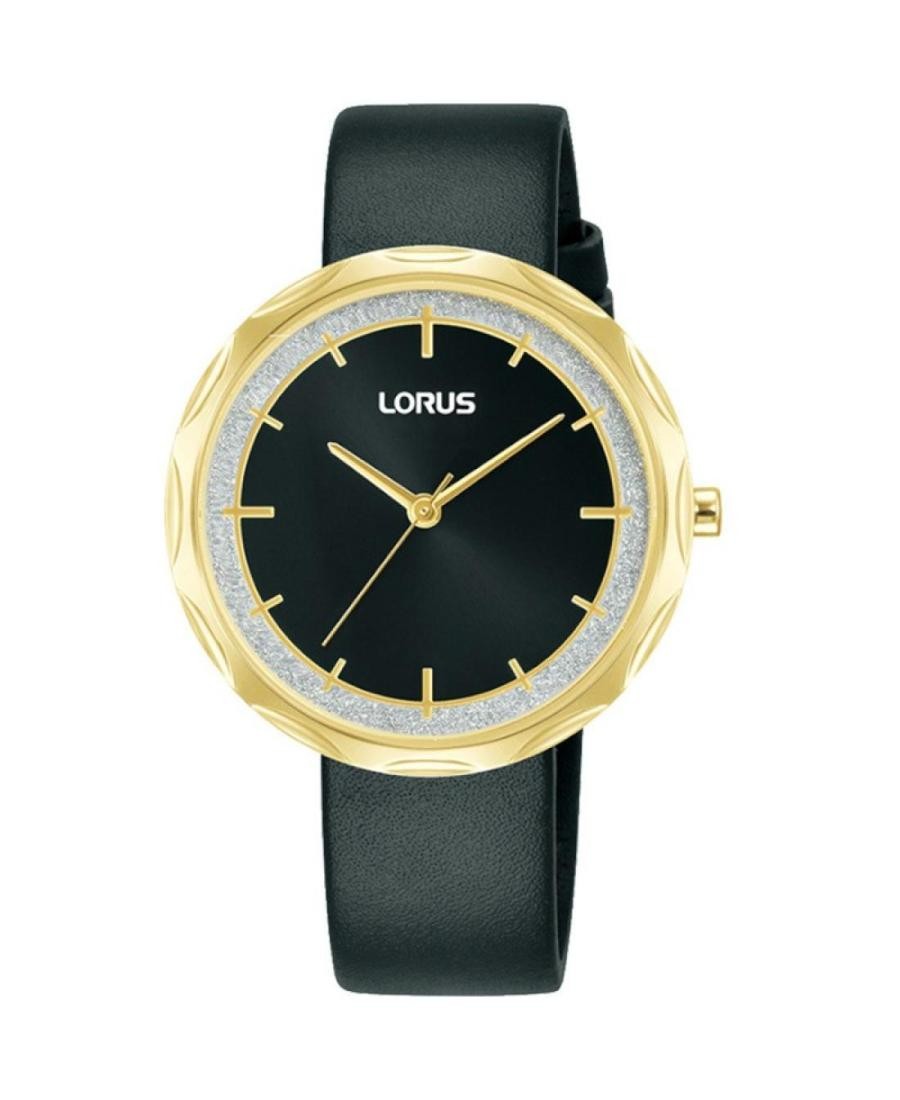 LORUS Women Analog Quartz Casual Watch Classic Dress Black Dial Waterproof Round