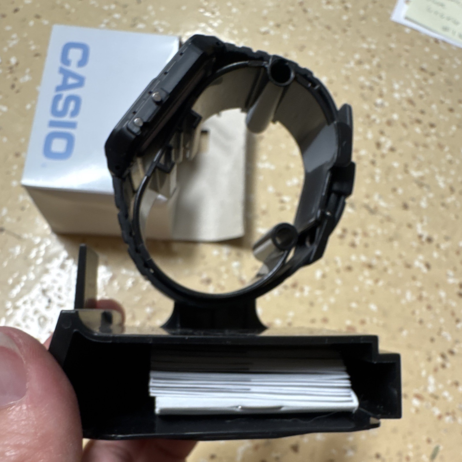 Casio Data Bank CA-53W Digital Calculator Quartz Watch Black Resin w/ Box