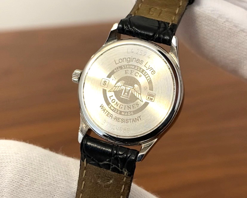 ▶️[ N MINT ] Longines Lyre L4.259.4 Quartz 25mm Ladies Silver Dial Watch JAPAN