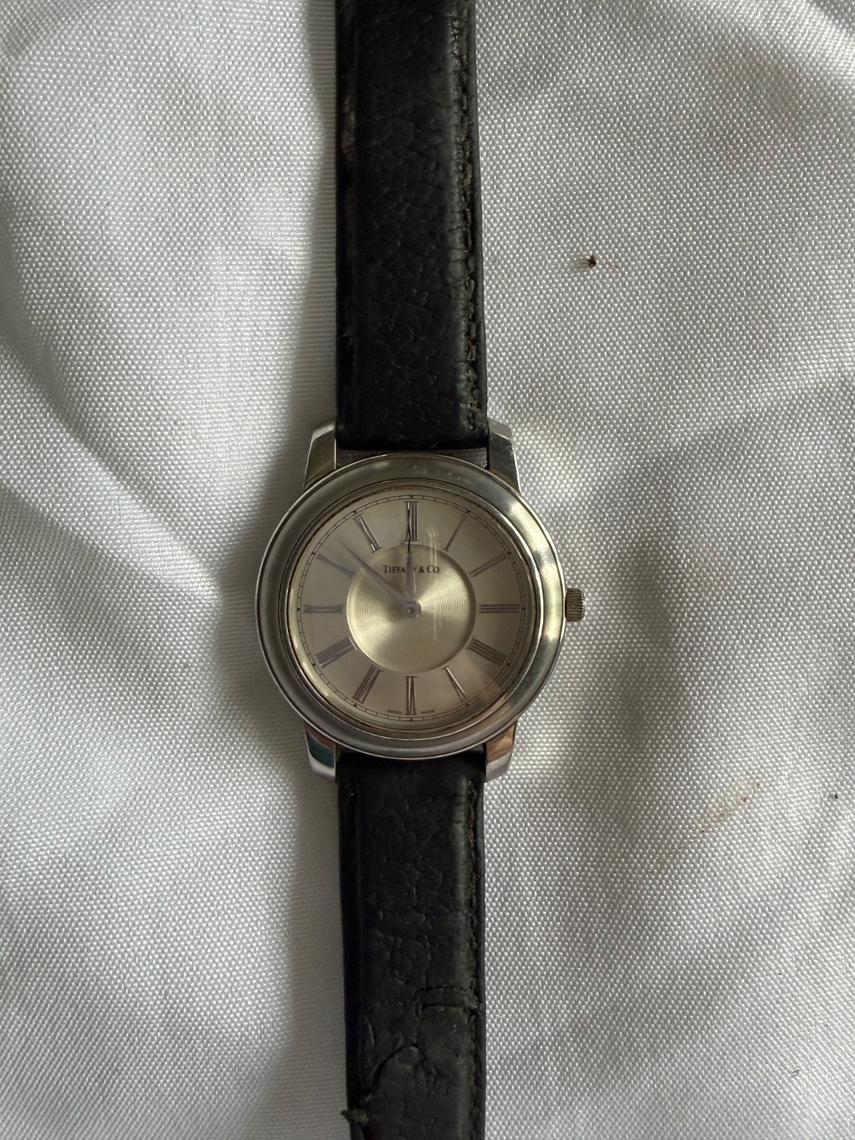 Tiffany & Co Mark Atlas Resonator Silver sub Dial 27mm Womens Wristwatch