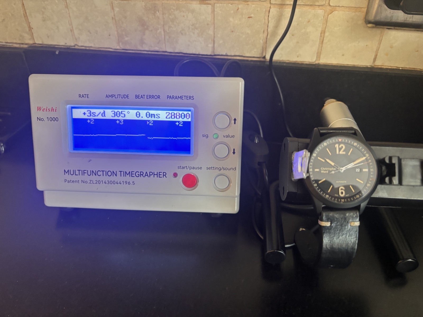Christopher Ward C8 Flyer Mk2 Automatic 44mm (01/2019) (WH1346T)