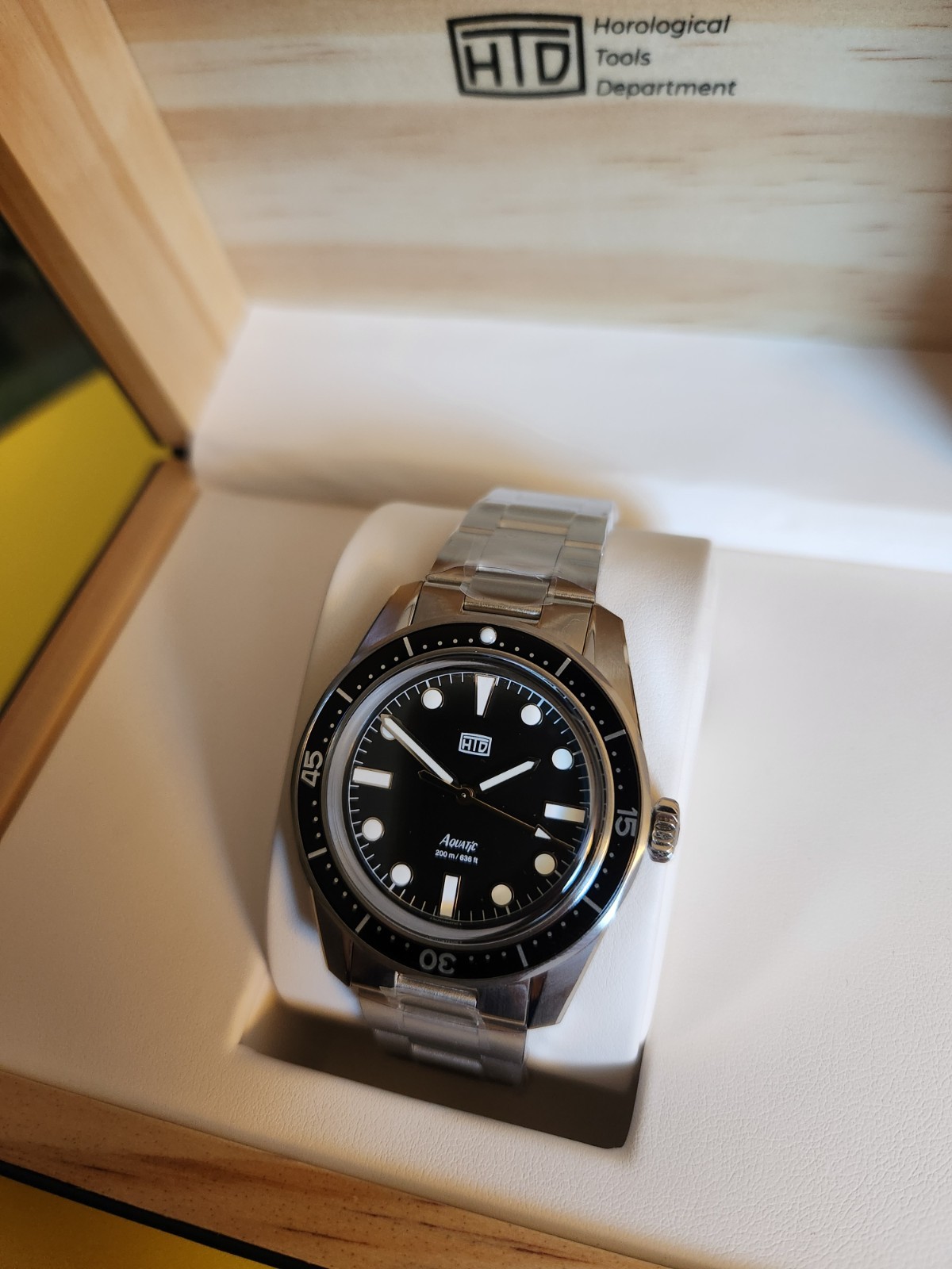 HTD Aquatic Bicchierini automatic dive watch – BRAND NEW and UNWORN!