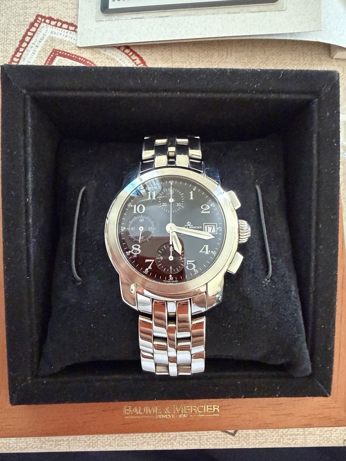 BAUME & MERCIER Capeland Black Automatic Watch