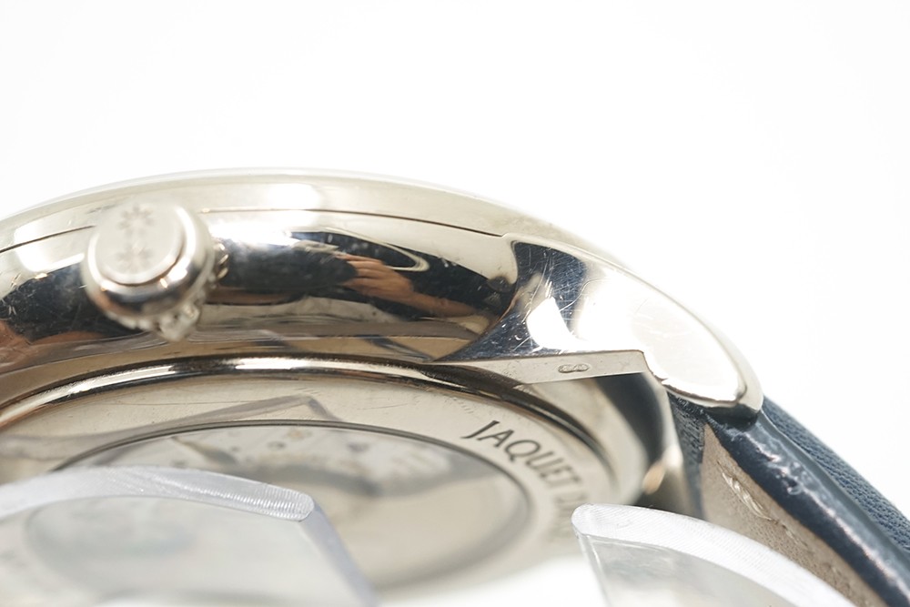 Jaquet Droz Grande Seconde Off-Centered J003034 18K White Gold 43mm Limited