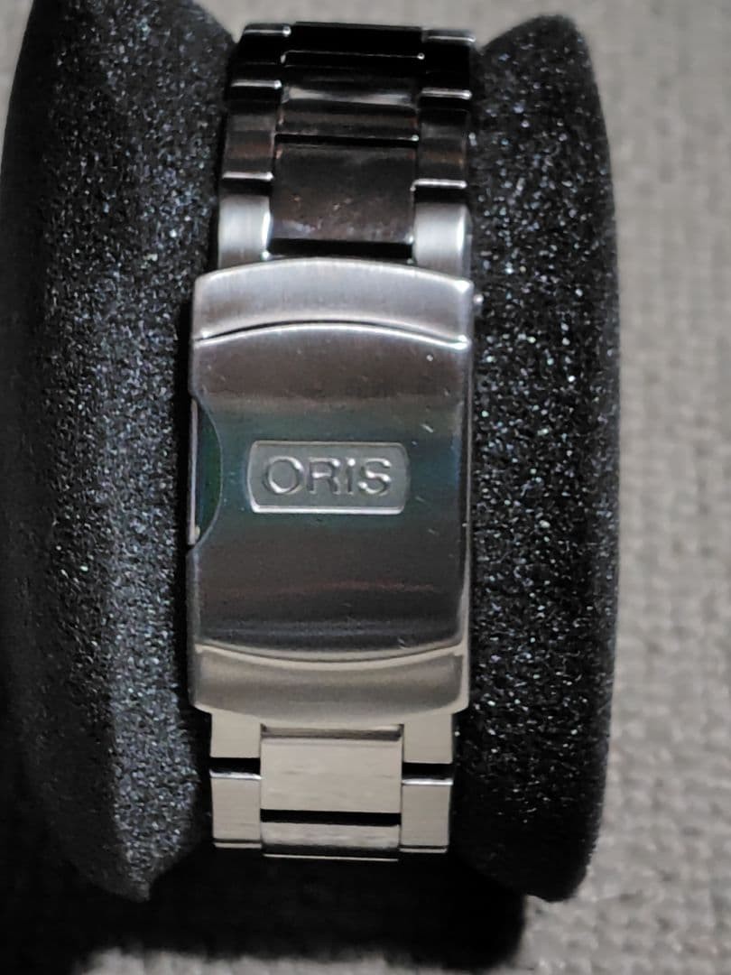 ORIS Williams Black Dial Blue Second Hand Tip Stainless Steel Day Date