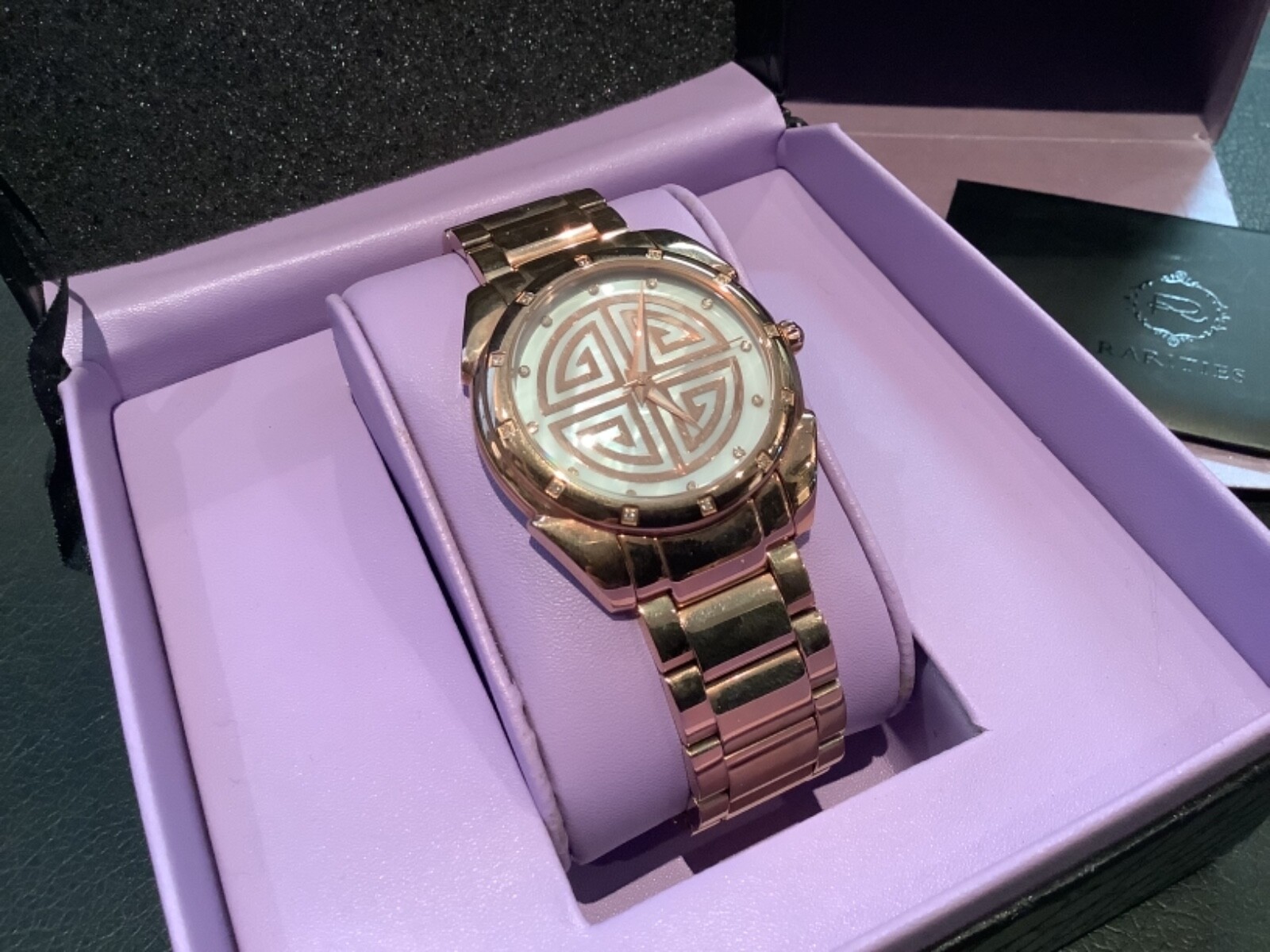ORIGINAL BOX, CASE AUTHENTIC RARITIES LIMITED EDITION SWISS MADE WATCH NR
