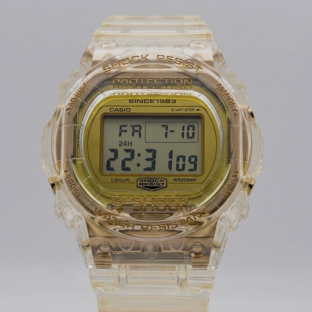 Rare Limited Level CASIO G SHOCK DW 5035E 7JR 35th Anniversary Model Clear