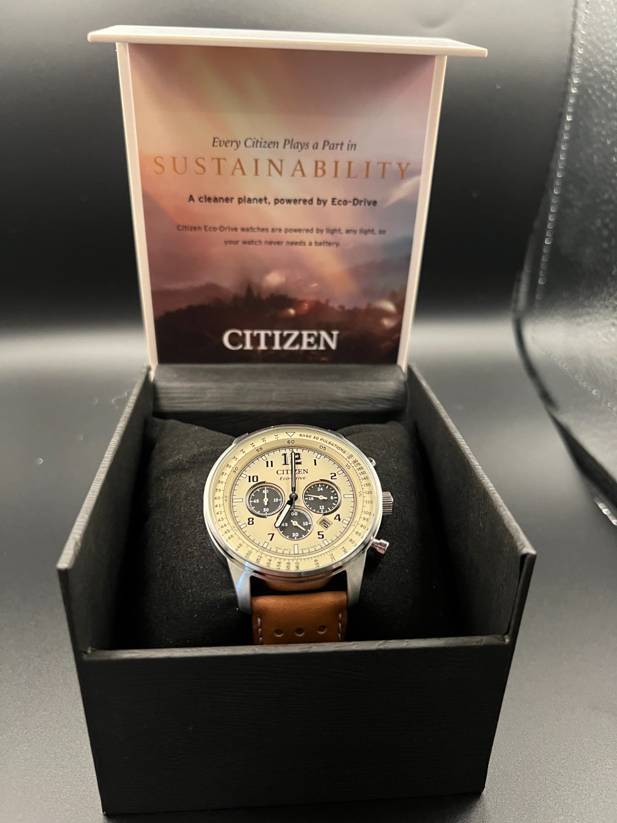 Citizen Eco Drive Weekender Chronograph Stainless Steel Quartz CA4500-08X