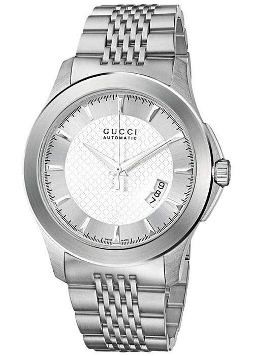 Gucci G-Timeless Automatic Silver Dial Stainless Steel Men’s Watch YA126209