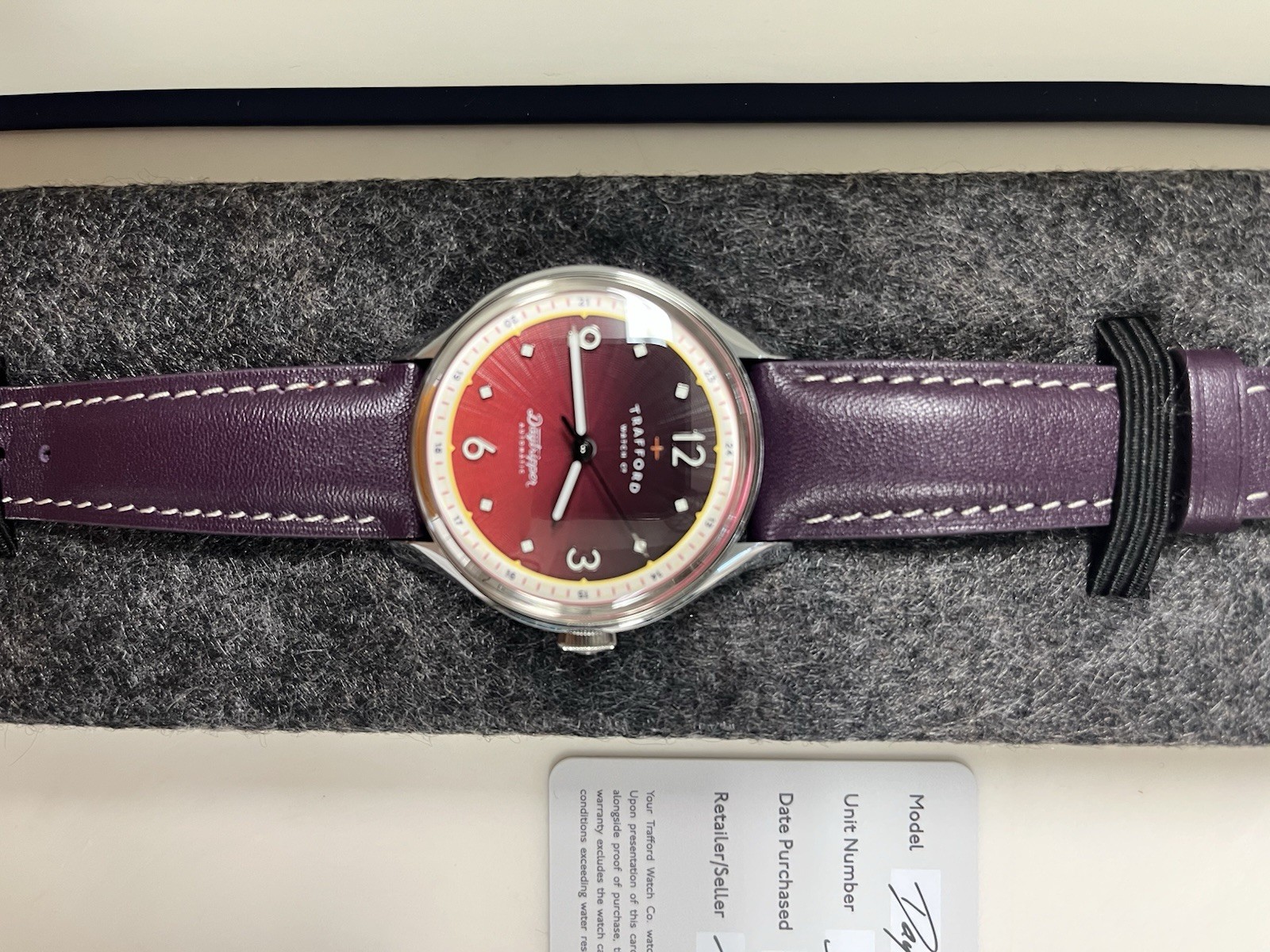 Trafford Watch Co Daytripper Eventide Limited Edition Automatic Rare Mint