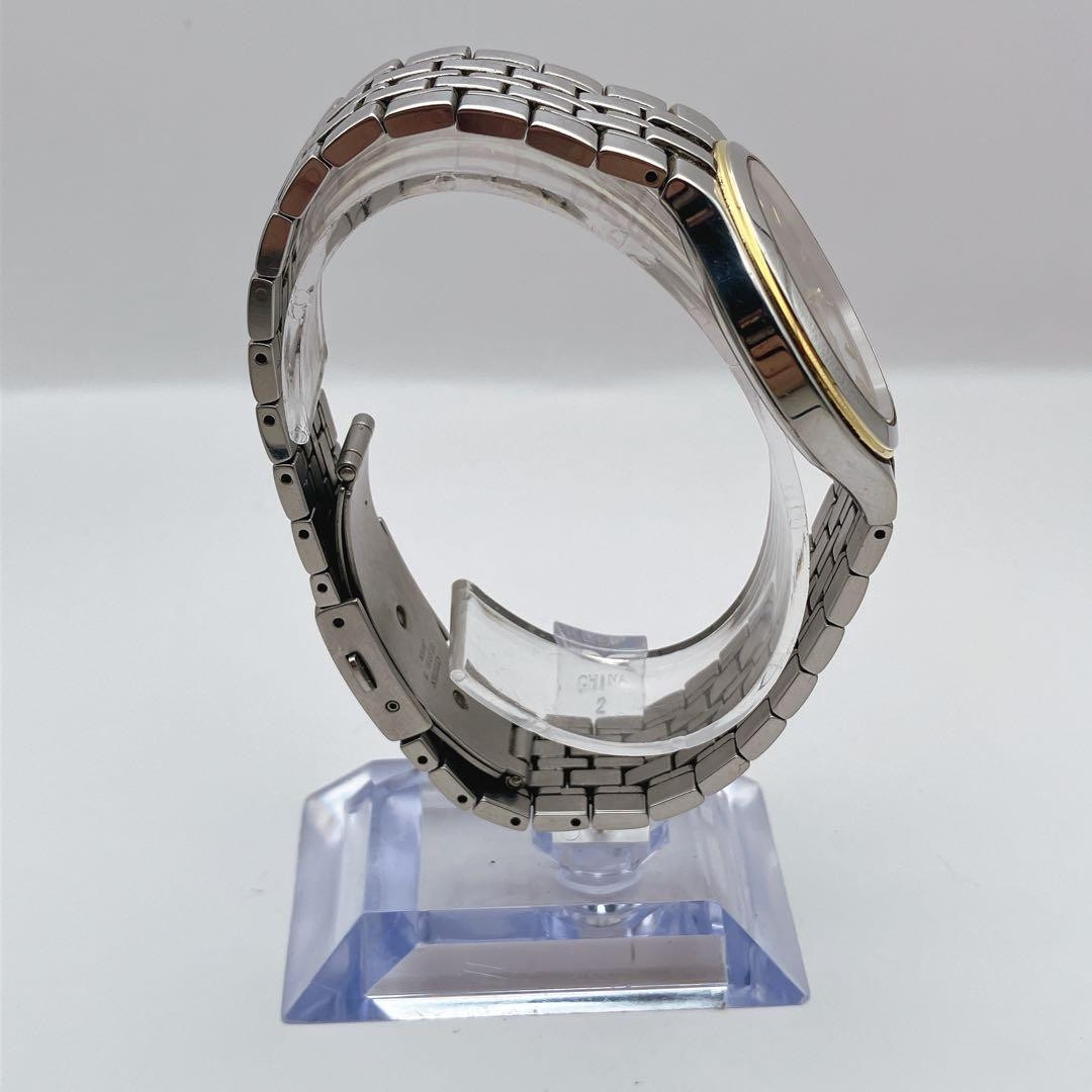 CITIZEN EXCEED Eco-Drive, working condition, A730, black x gold, W3D2 【USED】