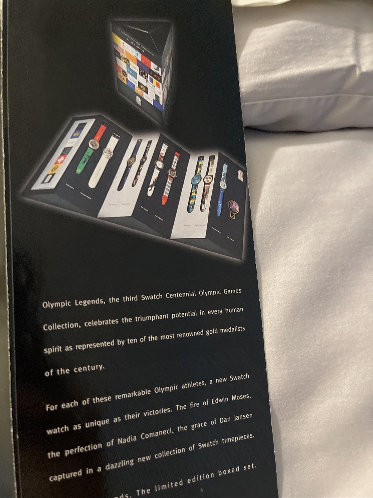 Olympic Legends Swatch Watch Box Set 10 WATCHES