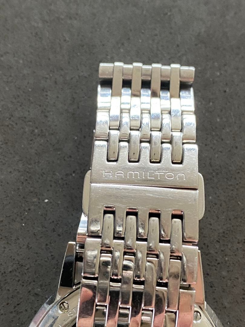 Hamilton IntraMatic H384550 Automatic Wristwatch Silver Dial 39mm Slim